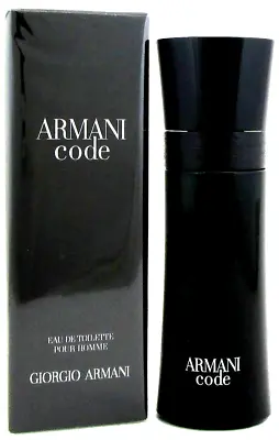 Armani Code Cologne By Giorgio Armani 2.5 Oz.EDT Spray For Men New In Sealed Box • $65.90