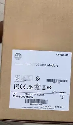 2094-BC02-M02-M Kinetix 6000/6500 Module Factory Sealed 2094-BC02-M02-M New 1pcs • $3886.19