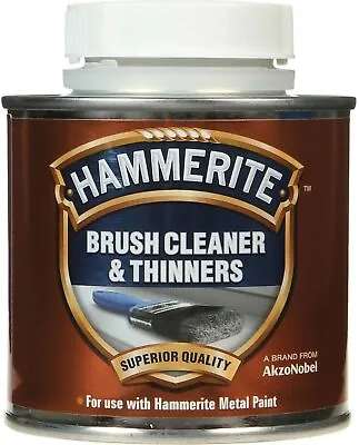 Hammerite Brush Cleaner & Paint Thinner Remover For Metals 250ml • £9.05