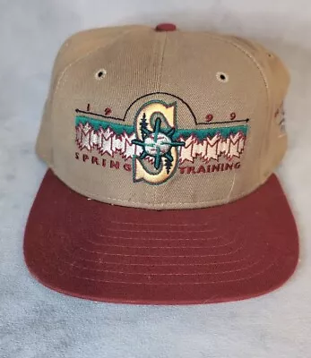 Vintage Seattle Mariners Spring Training 1999 New Era Adjustable Hat Cap USA • $24.97