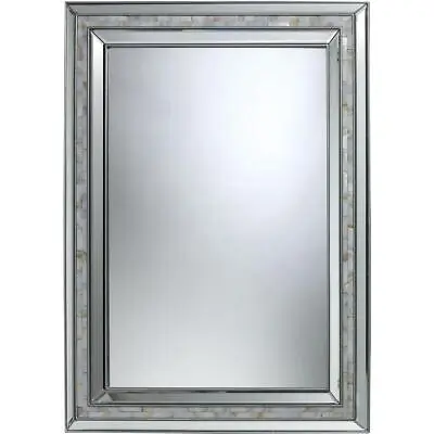 Sterling Industries DM1948 Sardis 39 X 29 Inch Mother Of Pearl Wall Mirror • $383.60