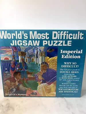 Vintage 1989 World's Most Difficult Jigsaw Puzzle Imperial Edition *NEW & Sealed • $17.50