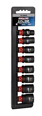 CHANNELLOCK Impact Socket Set 8 Pc 1/2 Drive SAE Black Oxide TWN 357944 • $72.98