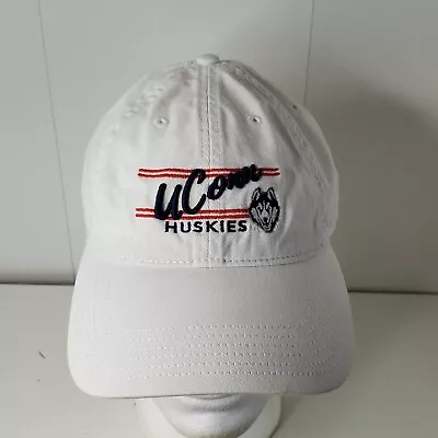 UConn Huskies Embroidered Spell Out Logo Connecticut Strapback Hat Baseball Hat • $14.99