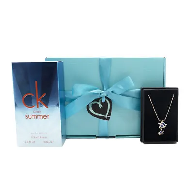 £20.99 • Buy Calvin Klein CK One Summer 100ml EDT Turtle Necklace Gift Set For Women For Her