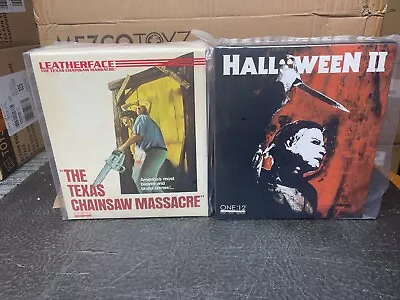 Mezco ONE:12 Lot Leatherface Texas Chainsaw Massacre Michael Myers Halloween 2 • $193.93