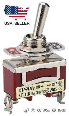 Heavy Duty Spst On-off Toggle Switch 20a 125v 15a 250v Screw Terminals (11b) • $4.95