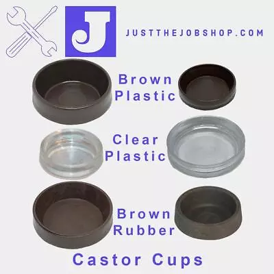 £3.16 • Buy Furniture Castor Cups Floor Protection For Chairs Sofas Carpet Floor