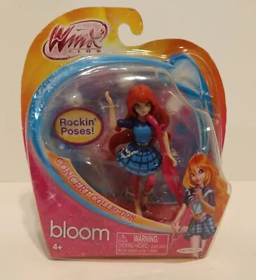 NEW ~ WINX CLUB Concert Collection BLOOM Rockin Poses 3.5  Action Figure Doll • $19.95