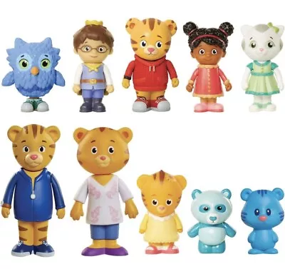 Daniel Tiger'S Neighborhood Friends & Family Figure Set (10 Pack) Includes: Dani • $11.99