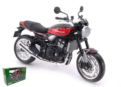 Model Motorcycle Kawasaki Z900RS Scale 1:12 Motor Bike Diecast Collection • £17.95