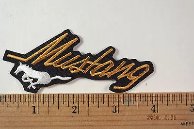 Ford Mustang Patch  Iron-On Embroidered Patch • $6.49