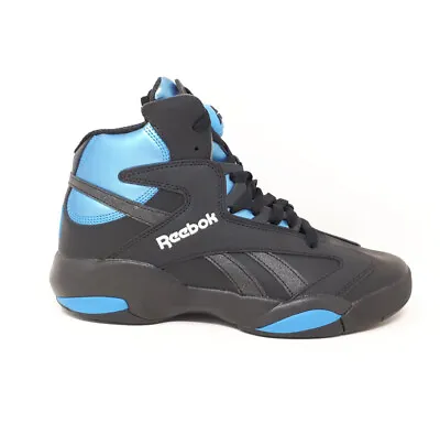 Reebok Shaq Attaq Black Azure Pump OG HR0499 Basketball Shoe Sneaker Mens Size 9 • $119.89