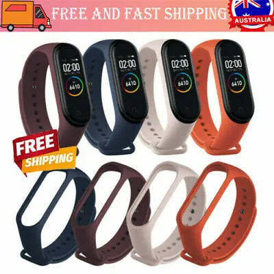 For Xiaomi Mi Band 4 3 Silicone Wrist Strap Replacement Watchband Smart Band AU% • $9.70