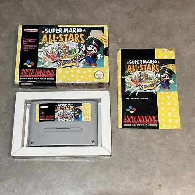 Super Mario All Stars - Super Nintendo SNES - Boxed Complete • £34.99