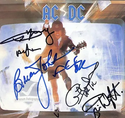 AC/DC Blow Up Your Video Signed CD OnlineCOA AFTAL #12 • £796