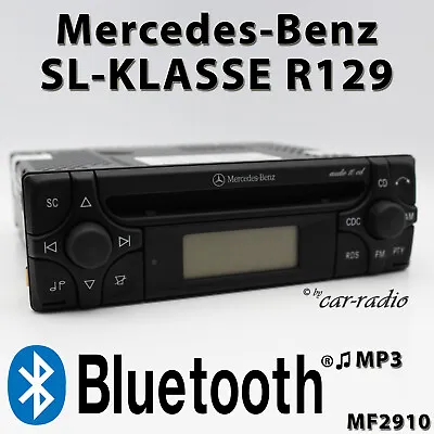 Mercedes R129 Radio Audio 10 CD MF2910 MP3 Bluetooth SL-Class 129 Car Stereo • $317.75