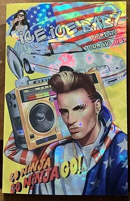 Ice Ice Baby Vanilla Ice Gold Lava Foil Ltd 50 Karych Megacon Exclusive Cover • $50