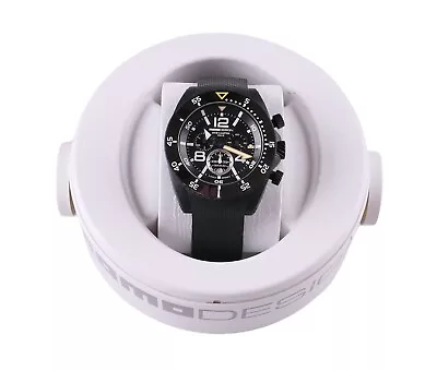 MOMO DESIGN Dive Master Chronograph Black Rubber Mens Watch MD281 W/ Box • $375