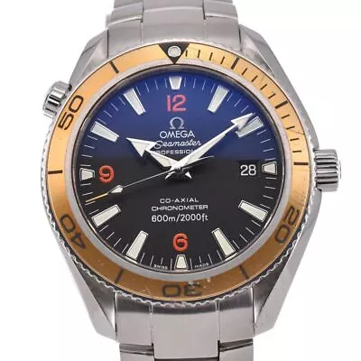 With Paper OMEGA Seamaster Planet Ocean 2209.50 Automatic Men's Watch H#128512 • $4631.14