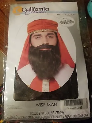 California Costume Wise Man Beard And Mustache Wig • $3.99