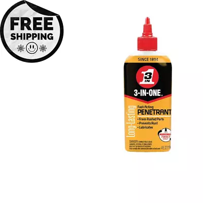 3-IN-ONE 4 Oz. Fast-Acting Penetrant Drip Oil • $7.35