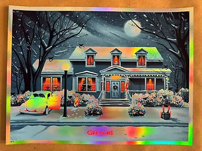 DKNG Gremlins FOIL VARIANT Print Mondo Artist Bottleneck Holiday  GIZMO IN HAND • $349.99