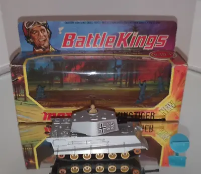 MATCHBOX BATTLE KINGS K-104 King Tiger Tank With Original Box • £65