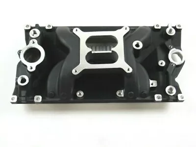 $224.99 • Buy 96-Up Chevy 350 383 Air Gap Vortec Intake Manifold Black E42423BK