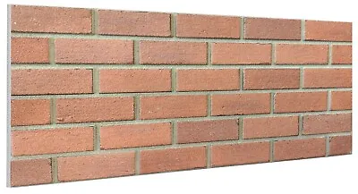 3D Brick Wall Panel Polystyrene Brick Effect Cladding Brick Wall Covering Panel • £18.99