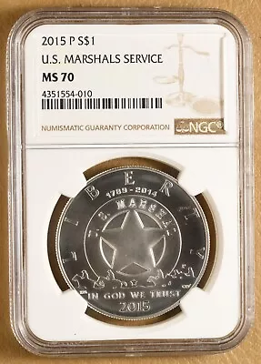 2015 P March Of Dimes Commemorative Silver Dollar NGC MS70 • $100