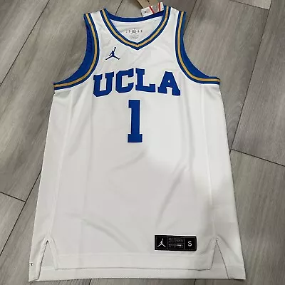 NEW! Air Jordan College UCLA Jersey White/Signal Blue Mens Size S DO0330-100 • $79.99