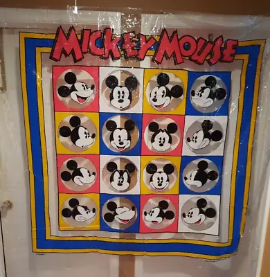 Disney  Mickey Mouse Shower Curtain Vinyl 70x72 • $24.99