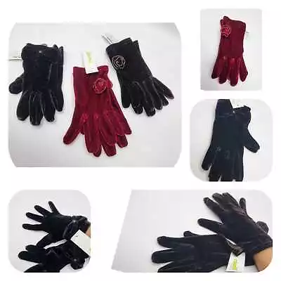 £6.99 • Buy New Ladies Finger Short Gloves Elegant Fancy Party Dress Evening Wedding Winter