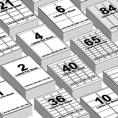 £3.49 • Buy A4 Sheets White Address Sticky Shipping Labels A4 Stickers Printer Self Adhesive