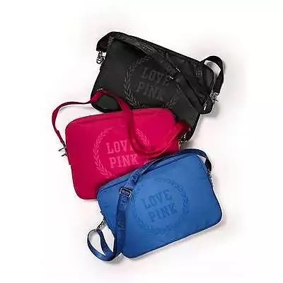 Victorias Secret Pink Satin Laptop Bag Blue-black Or Pink-new • $69.99