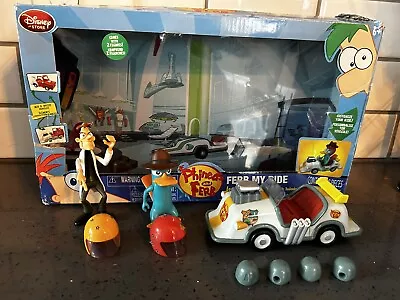 $35 • Buy Disney Store Phineas & Ferb My Ride Hovercraft Agent P’s Hovercraft Dr W/Box