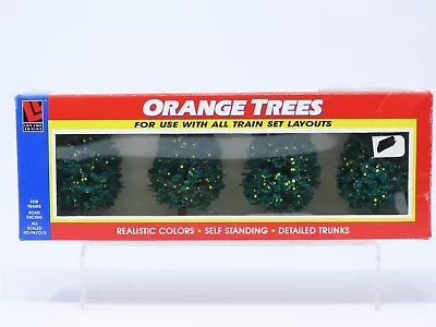 HO/N/O/S Scale Life-Like #1024 Self Standing Orange Trees (4-Pack) • $9.95