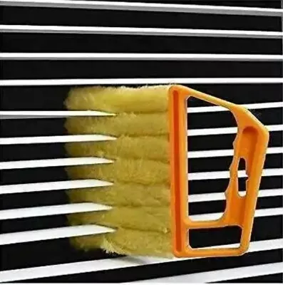 7 Brush Venetian Blind Cleaner With Handle Washable Micro Fibre Duster • £3.89