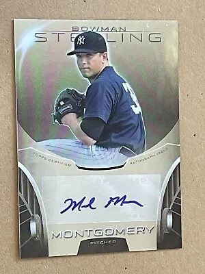 2013 Bowman Sterling MARK MONTGOMERY #BSAP-MMO Prospect AUTO    Yankees • $1.75