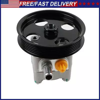 Power Steering Pump With Pulley For 1999-2005 Volvo C70 S60 S70 S80 V70 XC70 • $72