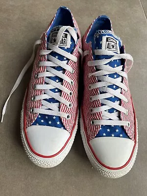 Converse Chuck Taylor Low USA Stars & Stripes Size UK 11 • £12