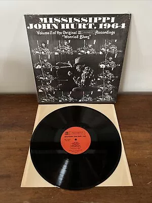 MISSISSIPPI JOHN HURT 1964 Worried Blues Vol.II Orig LP Piedmont EX Vinyl Shrink • $39.96
