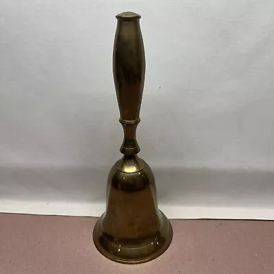 Vintage Large Brass Bell Dinner School House 11” • $20