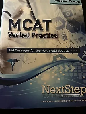 Barron's New MCAT NextStep MCAT Verbal Practice + Books • $10