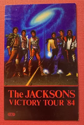 THE JACKSONS VICTORY TOUR 1984 Promoter Staff Concert Pass Paper Unused Original • $9.99