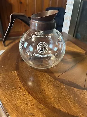 Vintage PYA Monarch Glass Carafe Commercial Coffee Pot Preowned • $15