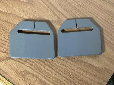 90-93 1993 Ford Mustang Hatchback Opal Gray Rear Seat Belt Guide Bezels Plates • $24.99