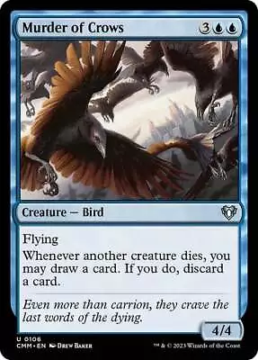 Murder Of Crows - Commander Masters - Uncommon - 106 • $1.32