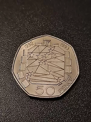 European Community 1992-1993 50p Coin. Uncirculated. Collectable. Rare. • £11.50